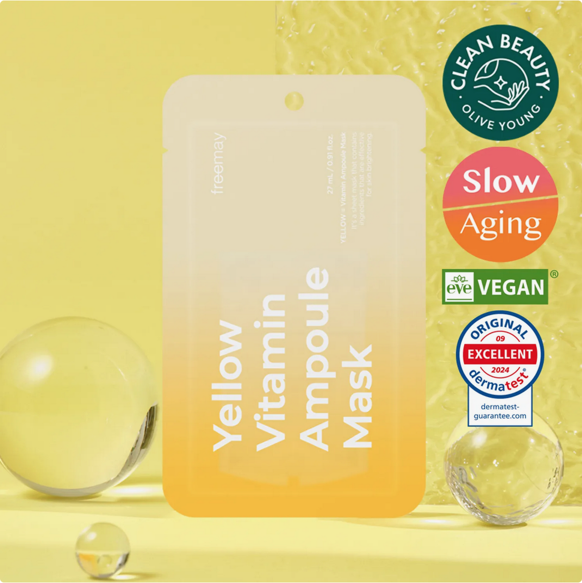 freemay Yellow Vitamin Ampoule Mask Sheet 1P