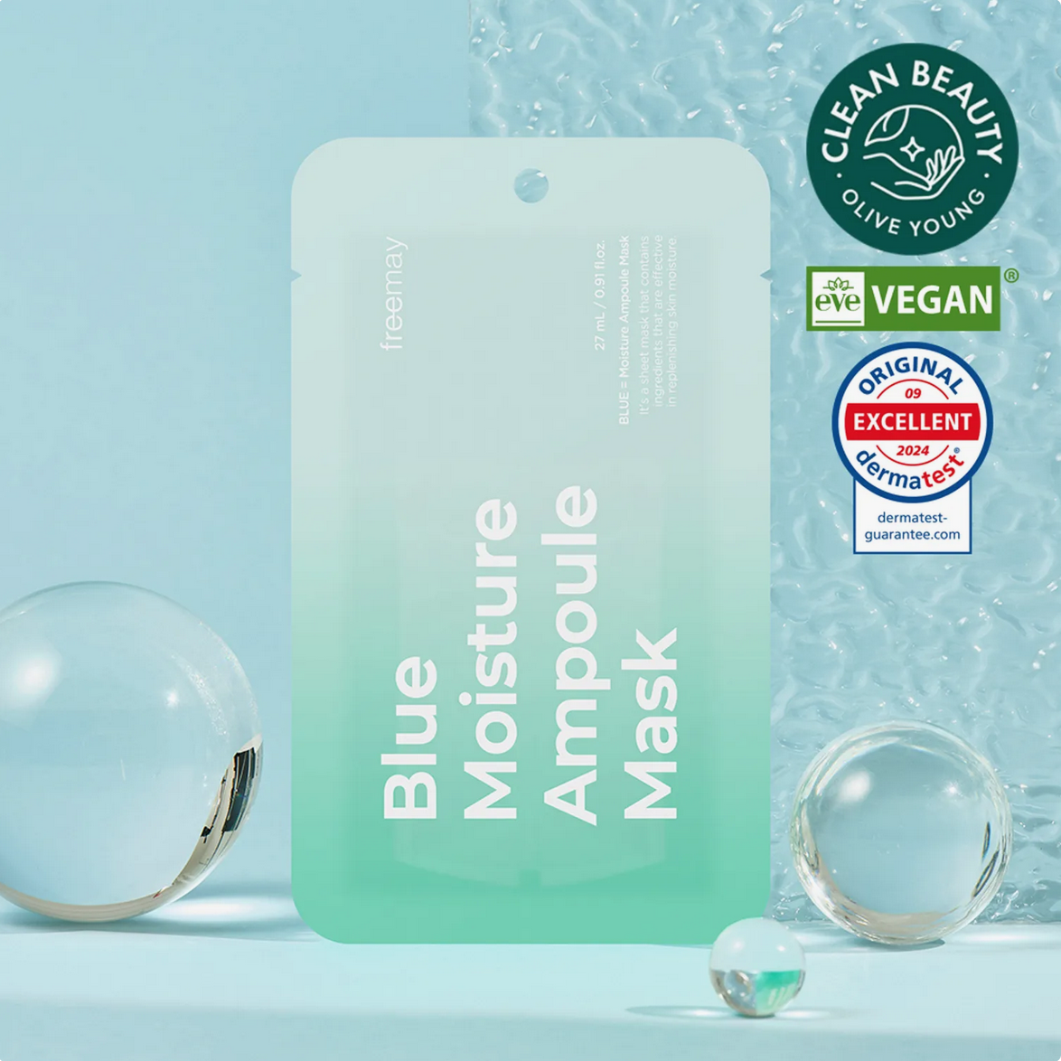 freemay Blue Moisture Ampoule Mask Sheet 1ea