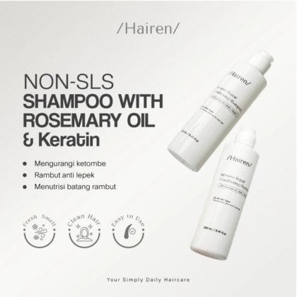 HAIREN Intensive Repair Conditioning Shampoo (For Oily Scalp and Demage Hair) BPOM APPROVED