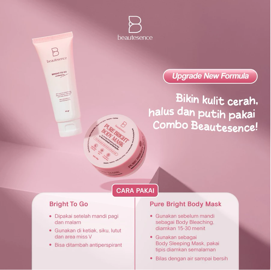 BEAUTESENCE Pure Bright Body Mask BPOM APPROVED - Image 6