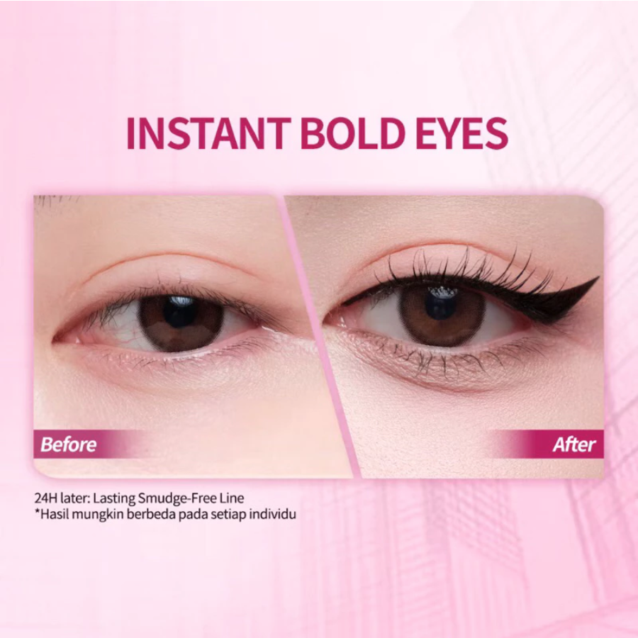 BNB Barenbliss Black Eclipse Eyeliner - 48H Tahan Lama, Waterproof & Smudge-Proof, Matte Black Finish 0.5Gr - Image 5