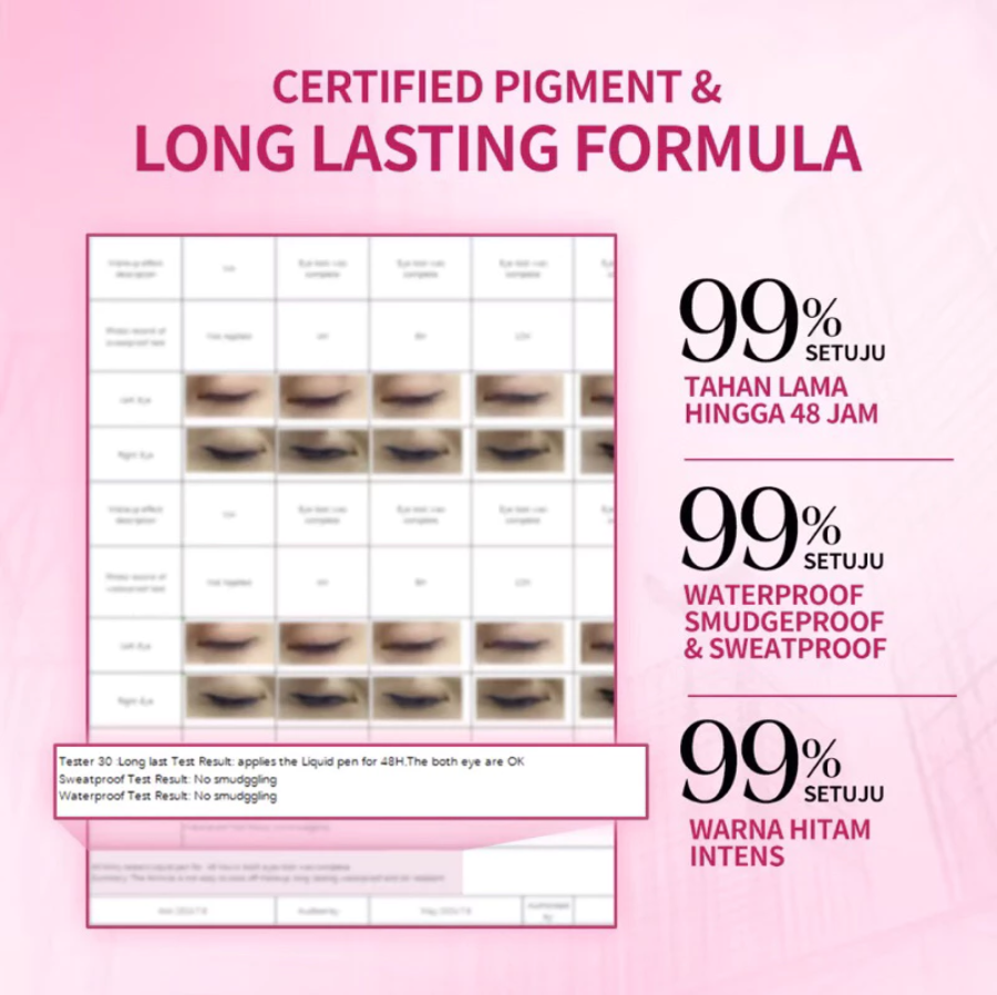 BNB Barenbliss Black Eclipse Eyeliner - 48H Tahan Lama, Waterproof & Smudge-Proof, Matte Black Finish 0.5Gr - Image 4