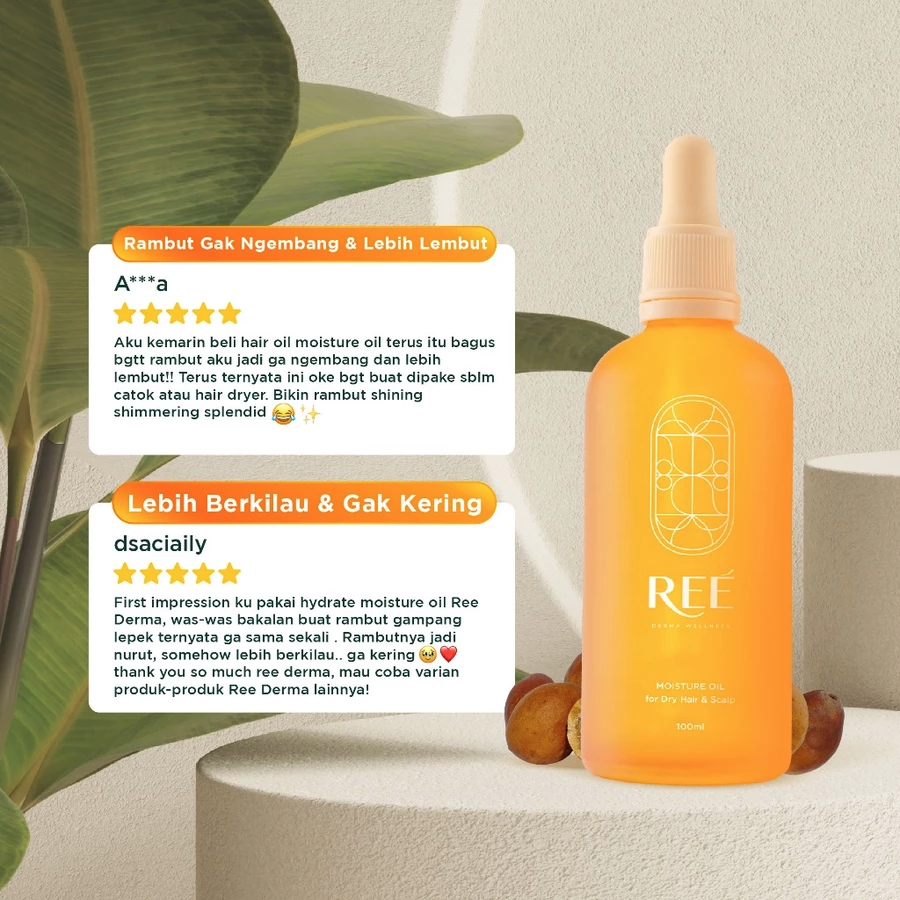 Ree Derma Wellness Hair Oil Hydrate Moisture 100ML - Image 5