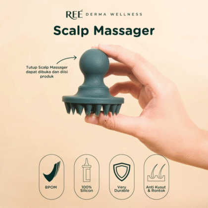 Ree Derma Wellness Scalp Massager - Sisir Keramas