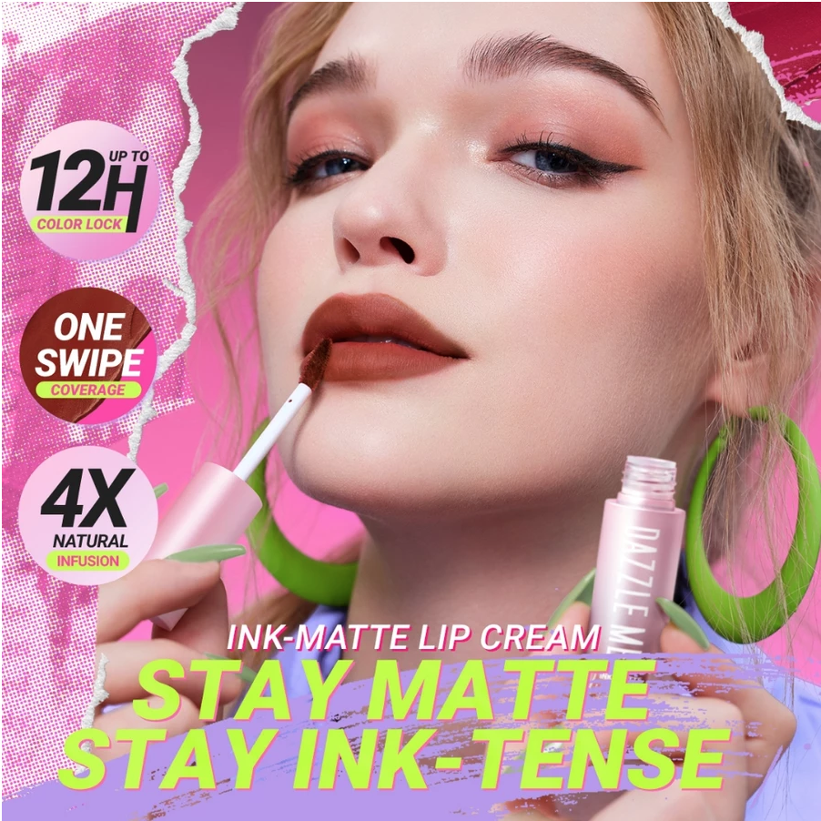 DAZZLE ME Ink-Matte Lip Cream & Ink-Gloss Lip Tint