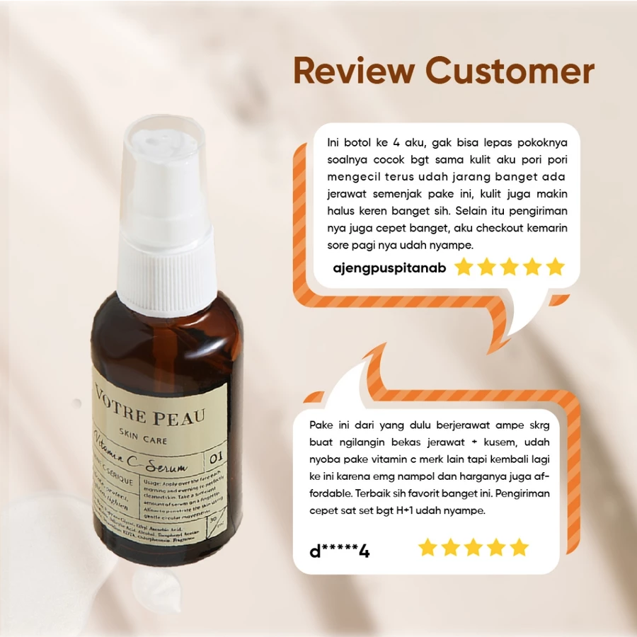 Votre Peau Vitamin C Serum 30ml - Image 5