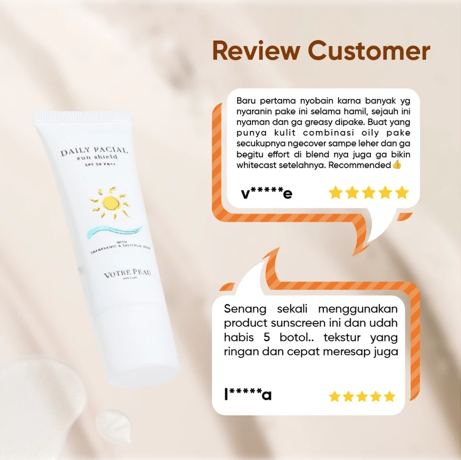 Votre Peau Facial Sun Shield SPF 50 PA++ - Image 6
