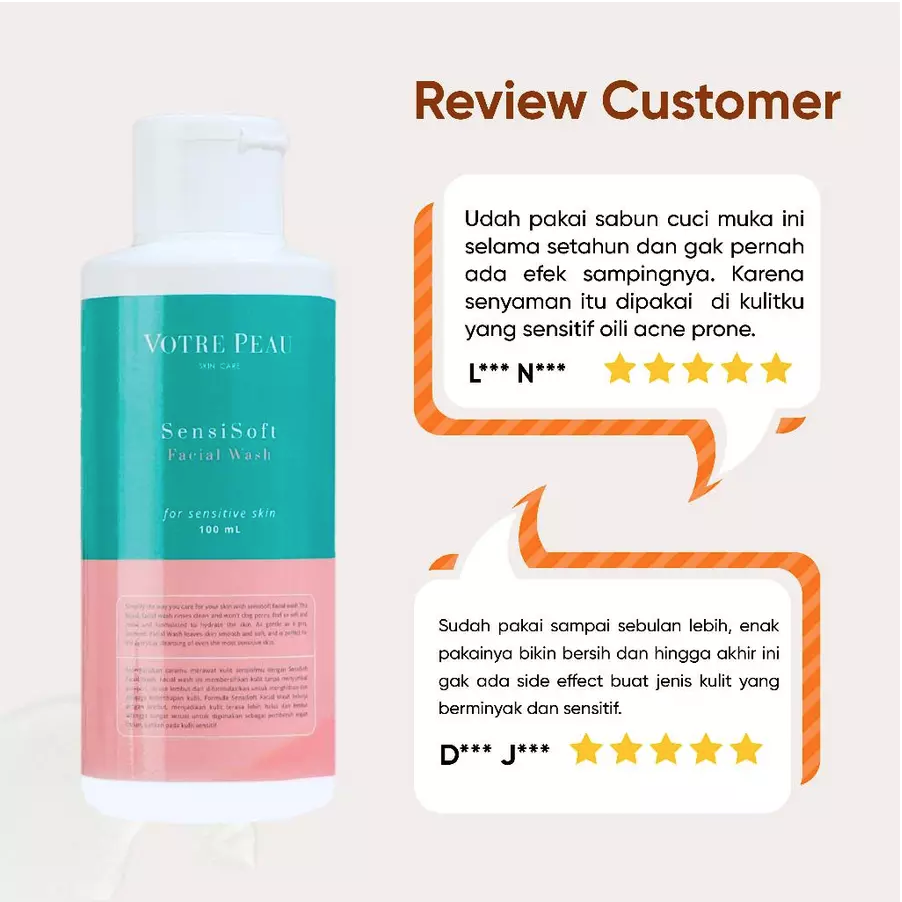 Votre Peau Sensisoft Face Wash 100ml - Image 6