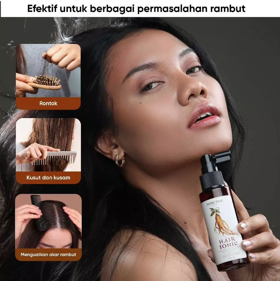 Votre Peau Hair Tonic with Ginseng and Chestnut Seeds Extract - Image 4