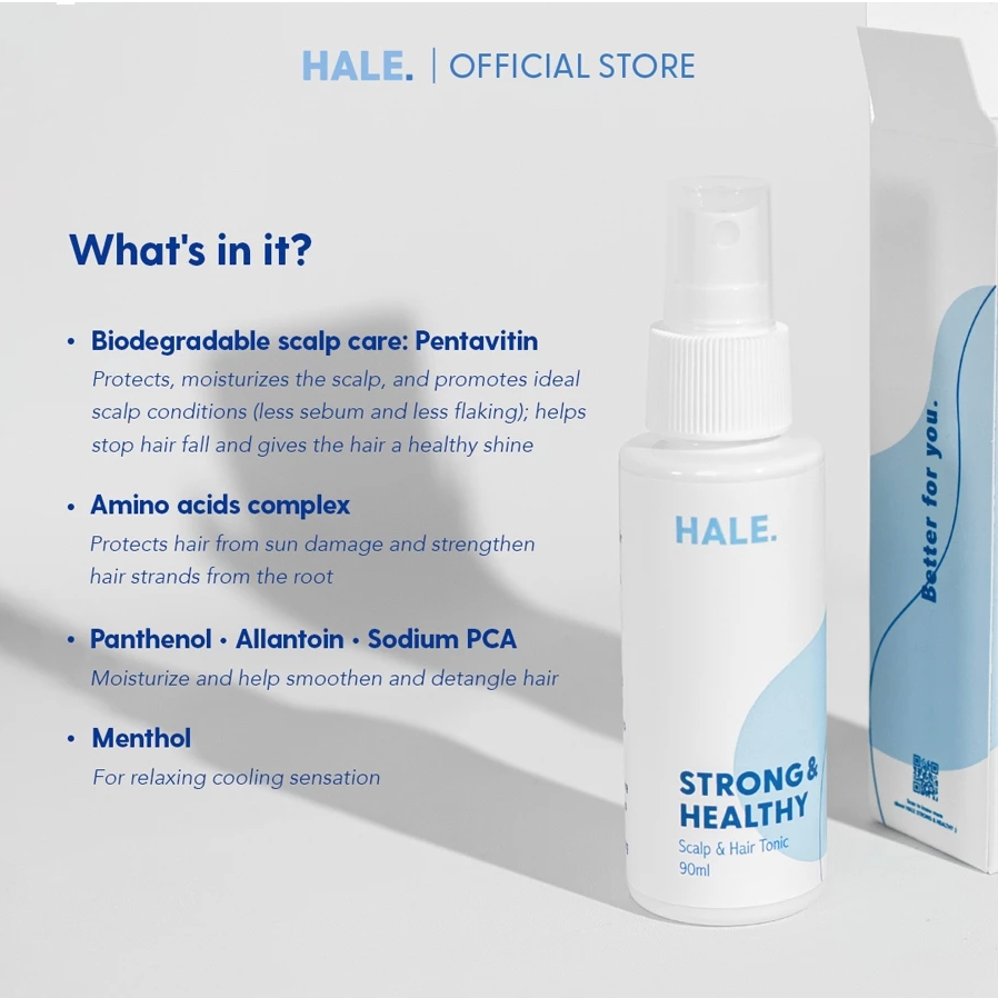 THINK HALE Strong & Healthy Scalp & Hair Tonic 90ml - Image 4