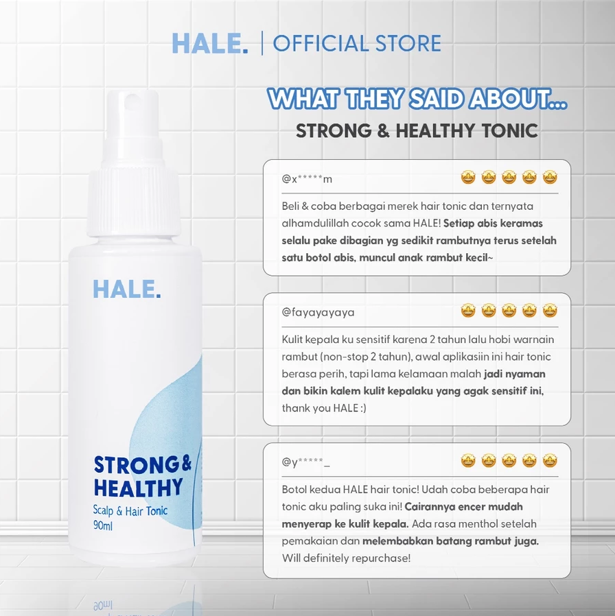 THINK HALE Strong & Healthy Scalp & Hair Tonic 90ml - Image 6